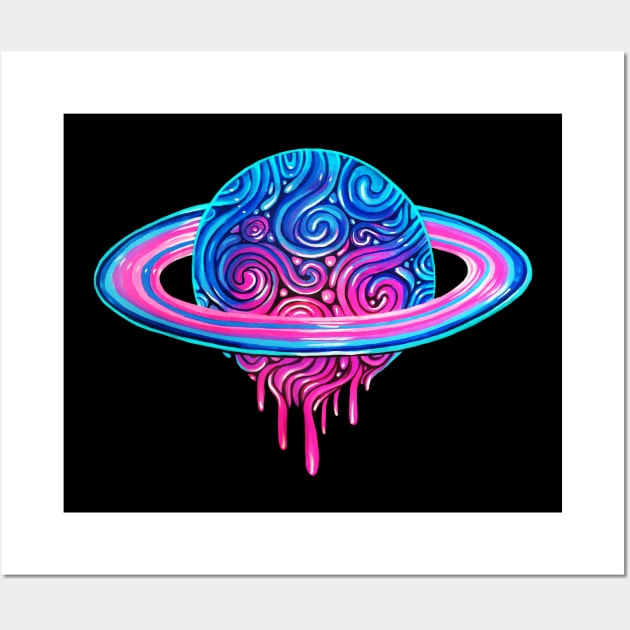 Saturn Wall Art by Bethaliceart